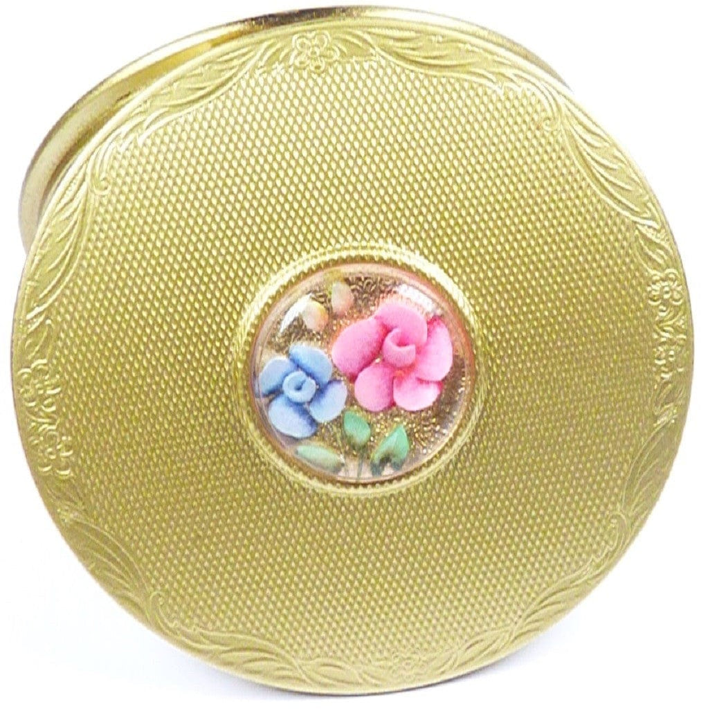 Floral Vintage Compact Mirror