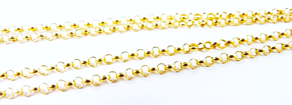 Gold Belcher Chain Necklace