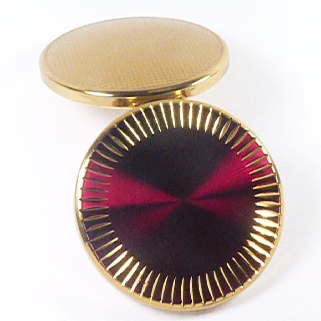 Gold And Crimson Makeup Mirror