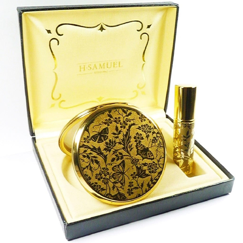 Golden Butterfly Vanity Set