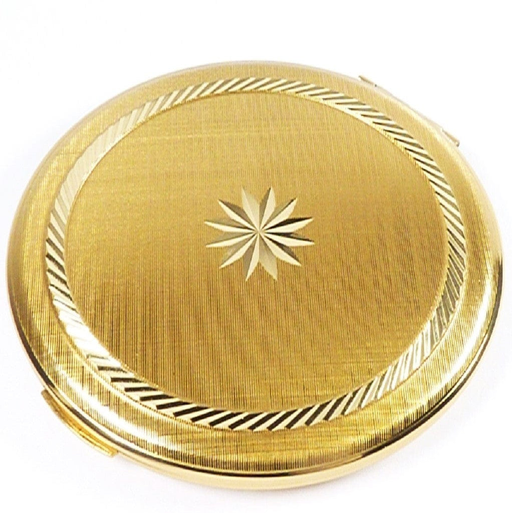 Golden Makeup Compact Beautiful