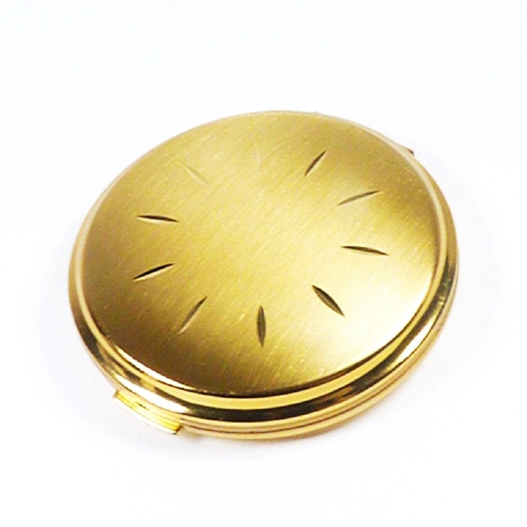 Golden Makeup Compact Mirror