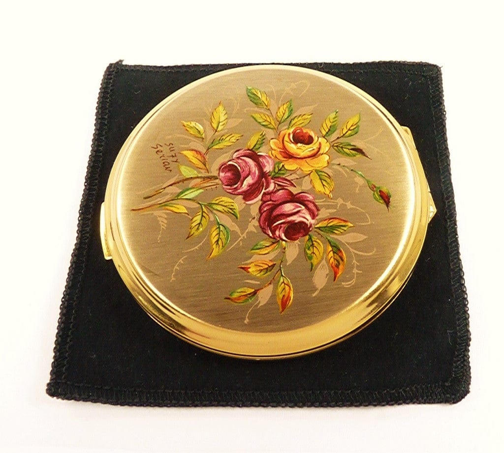 Stratton Tiger Compact Stratton Powder Compacts & Accessories – The Vintage Compact Shop