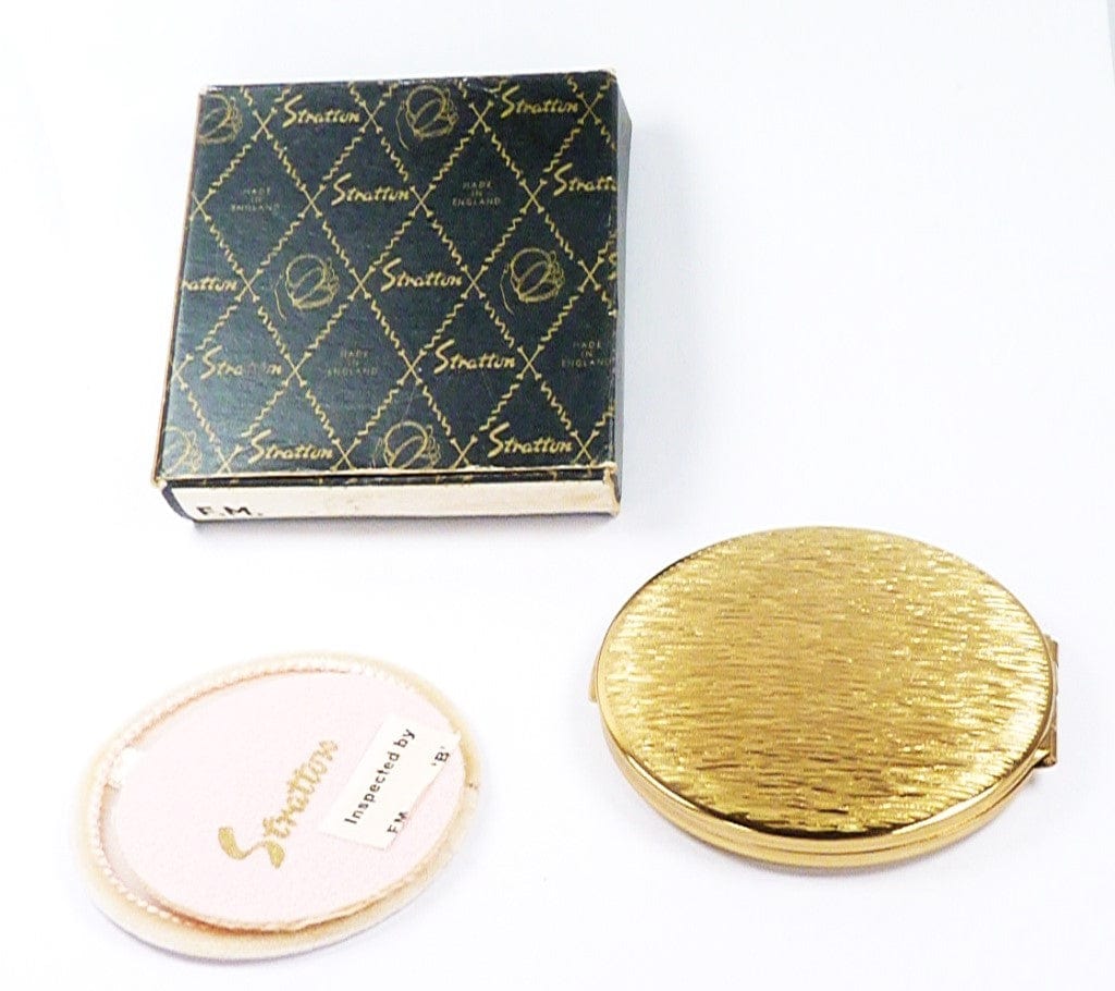 Golden Tree Bark Effect Compact Mirror