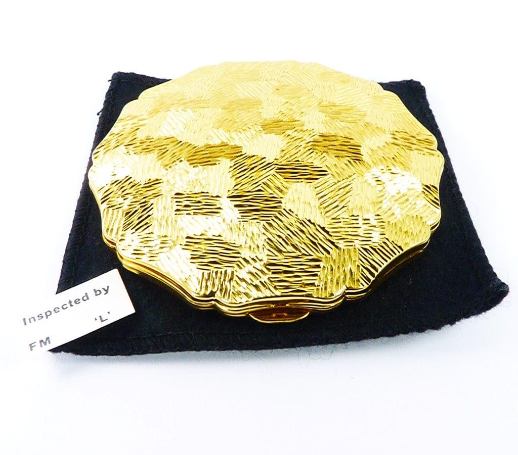 Gold Plated Stratton Mirror Compact