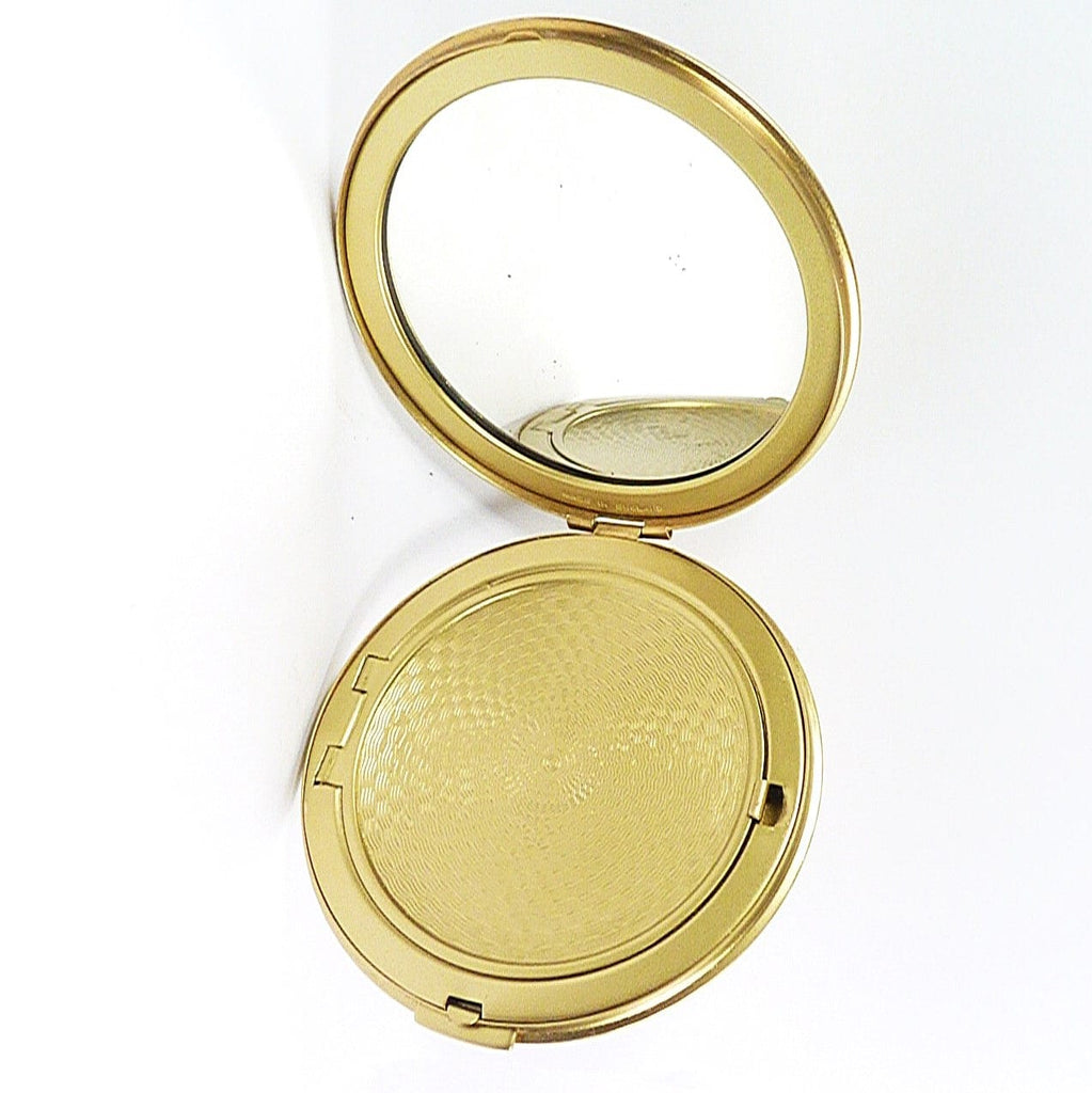 Guilloche Engraved Compact Mirror