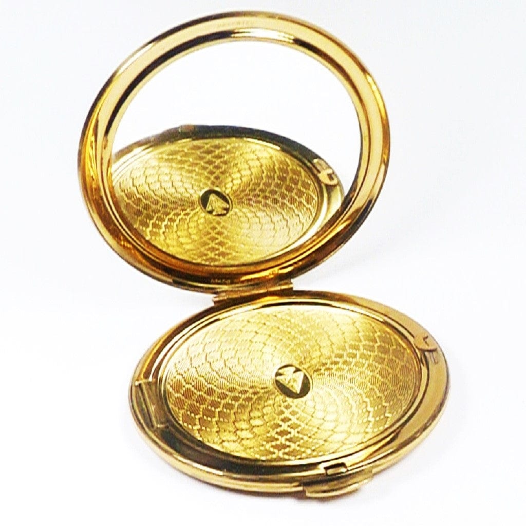 Guilloche Engraved Kigu Compact Mirror