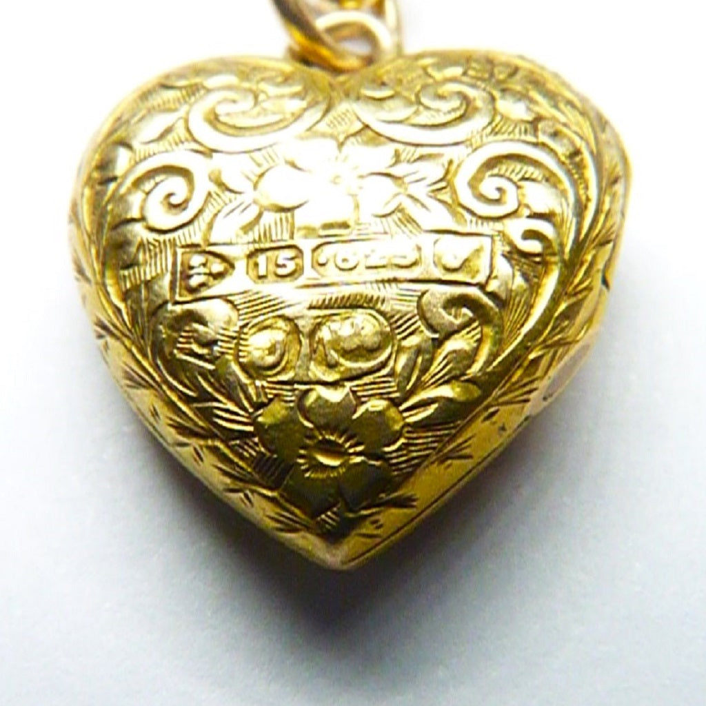 Hallmarked 15ct Gold Locket Pendant