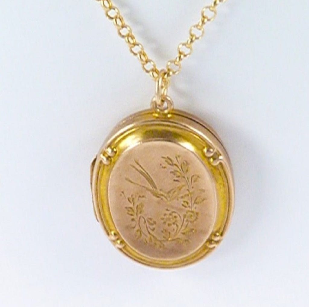 Hallmarked Gold Antique Pendant