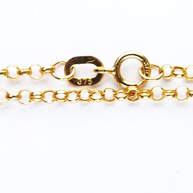 Hallmarked Gold Belcher Chain Necklace
