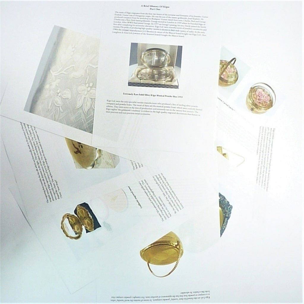 History Of Kigu Powder Compacts