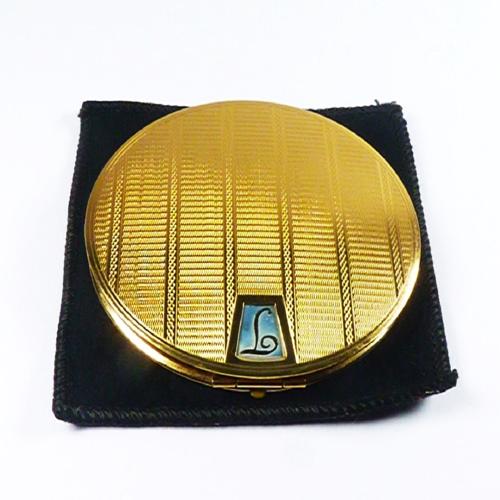 Initial T Makeup Mirror Compact