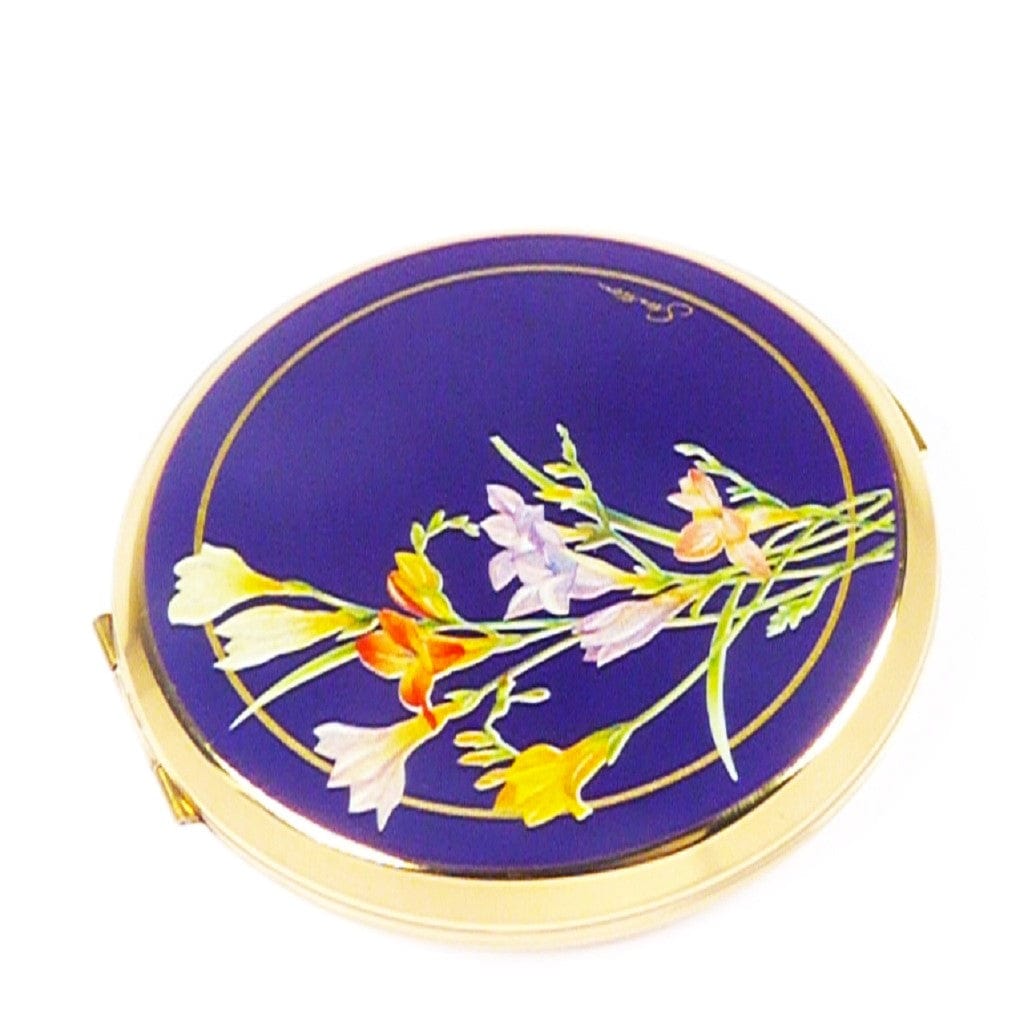 Iris Flower Compact Mirror