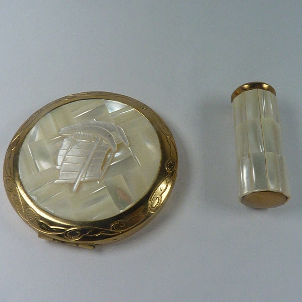 Japanese Sail Boat Vanity Set