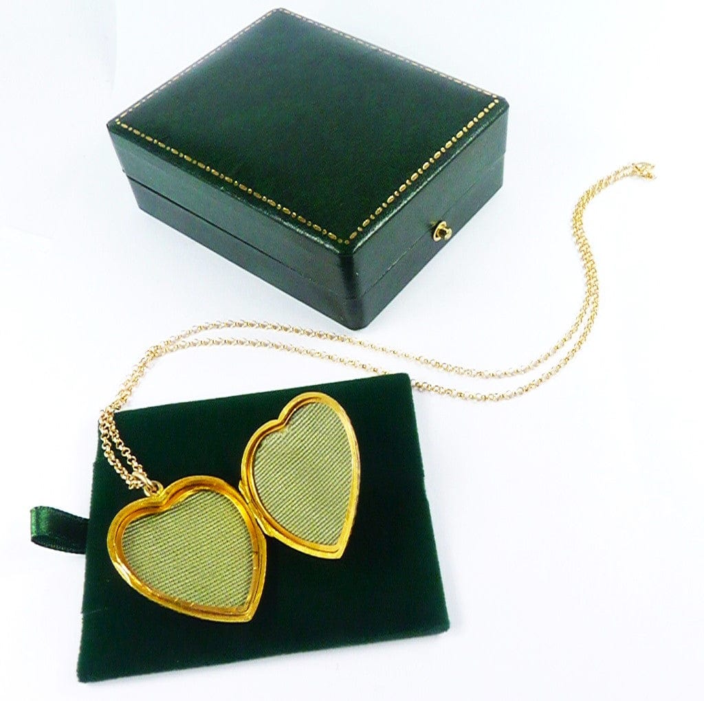 Large Solid Gold Pendant Necklace
