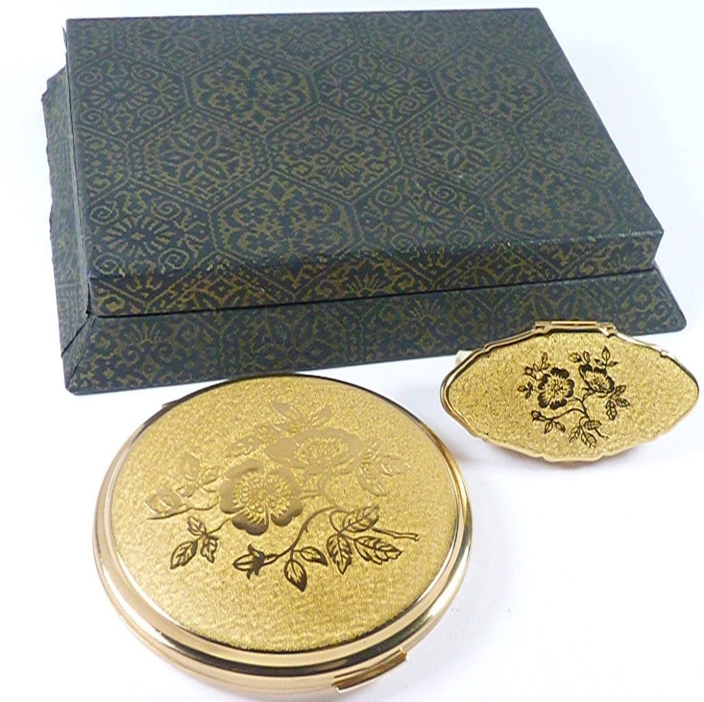 Lipstick Holder Compact Mirror Set