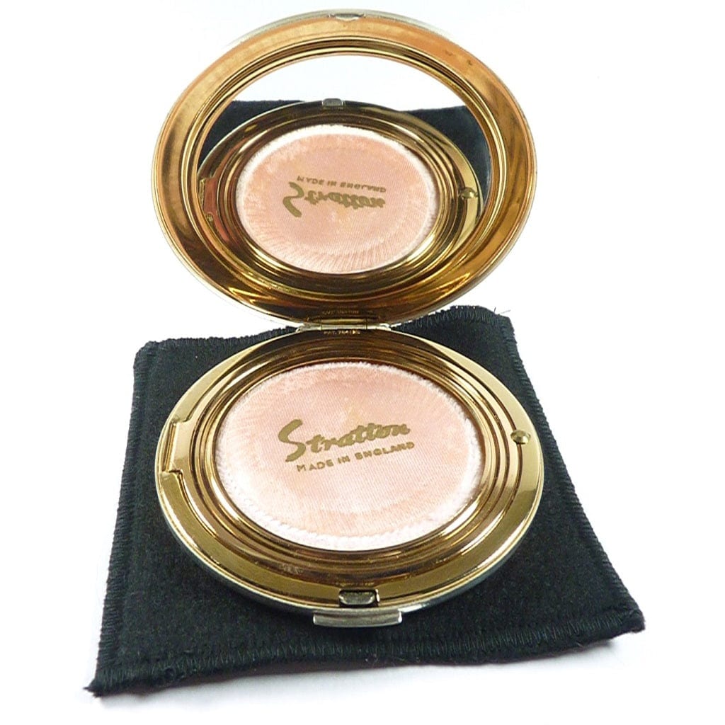 Medium size Vintage Compact Mirror