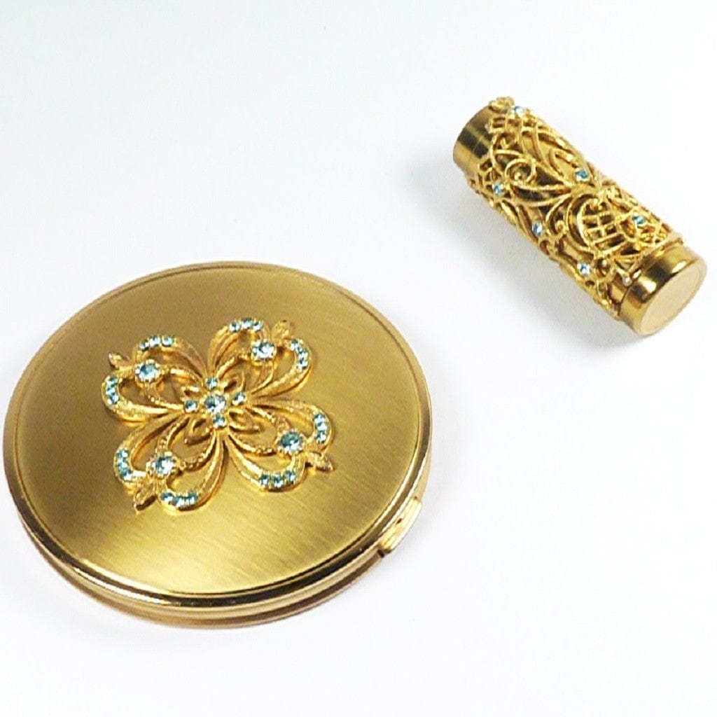 Melissa Blue Rhinestone Vanity Set