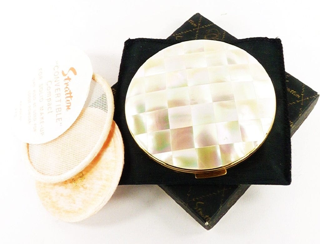 Mother Of Pearl Stratton Compact Mirror