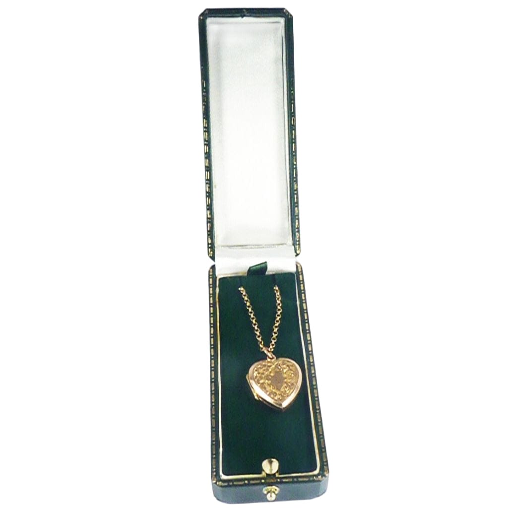 Gold Necklace In Jewellery Case