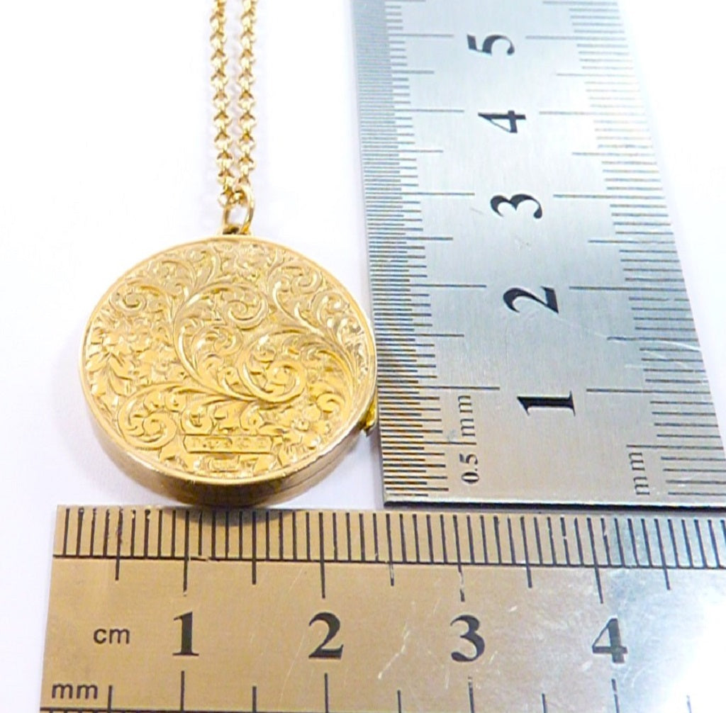 Ornately Engraved Locket