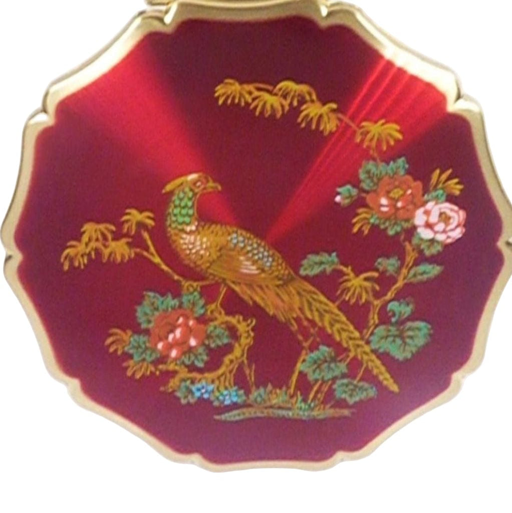 Pheasant Design Red Compact Mirror