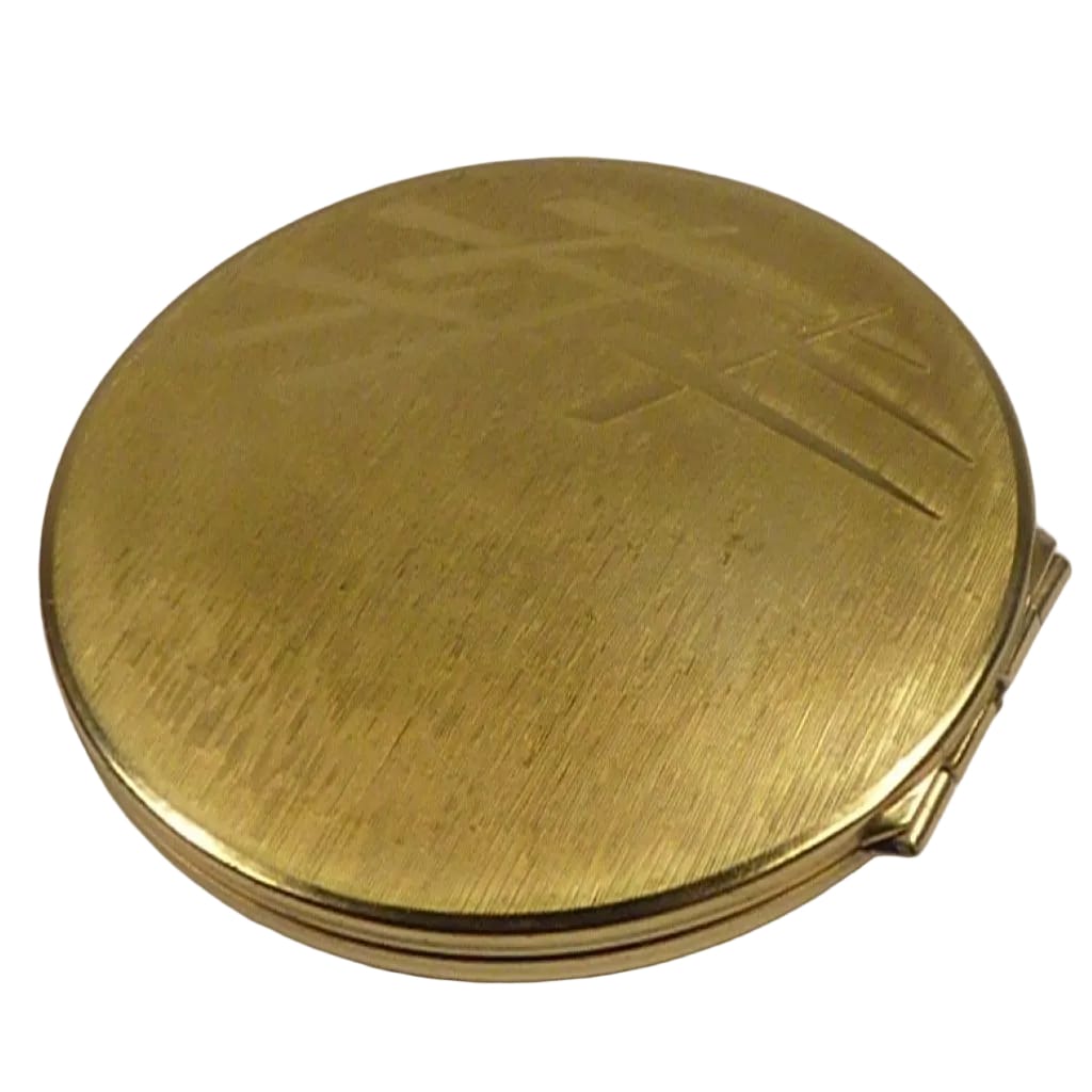 Slender Vintage Stratton Compact Mirror For Loose Foundation 1960s ...