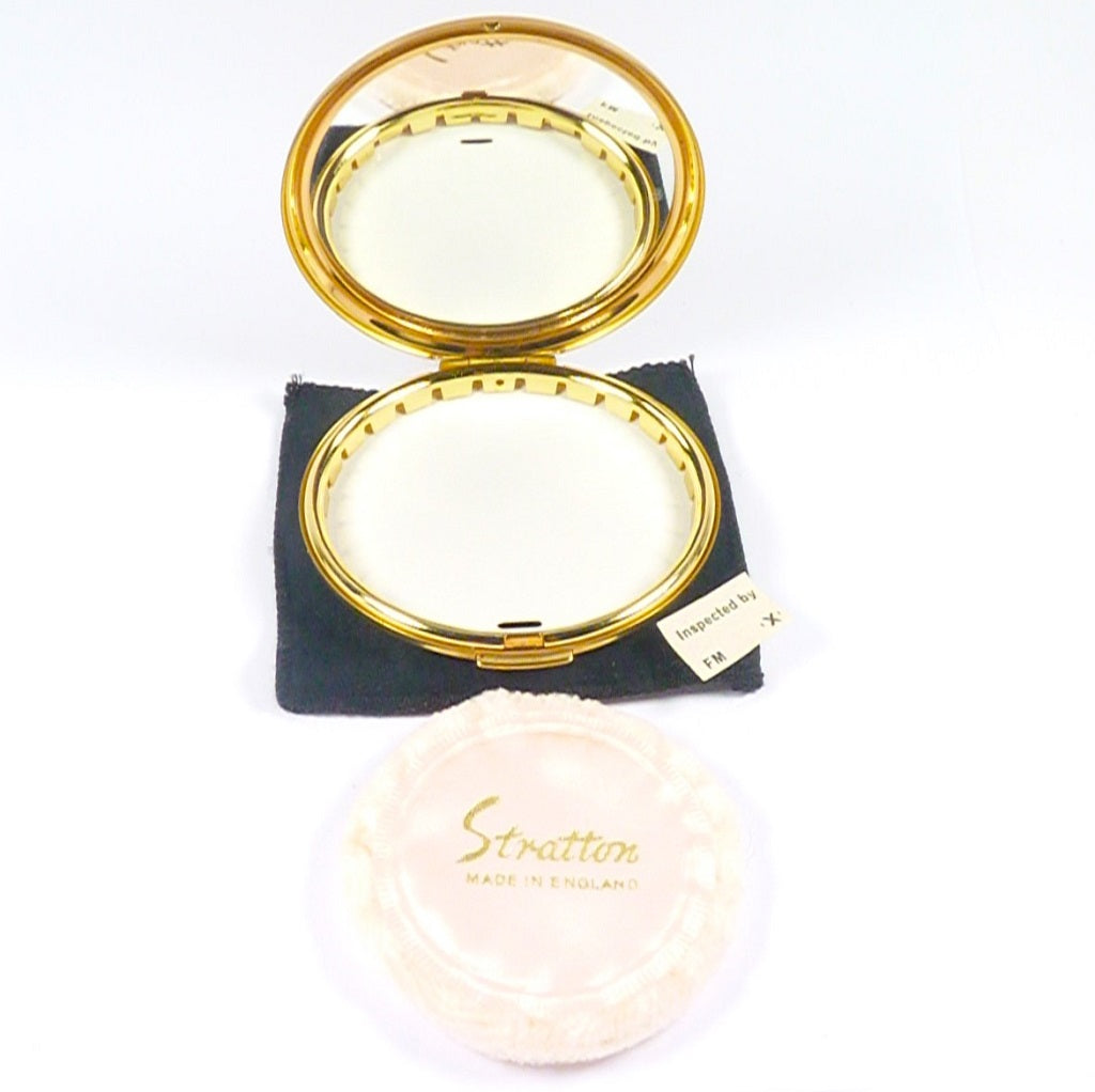 Pressed Foundation Vintage Compact Mirror