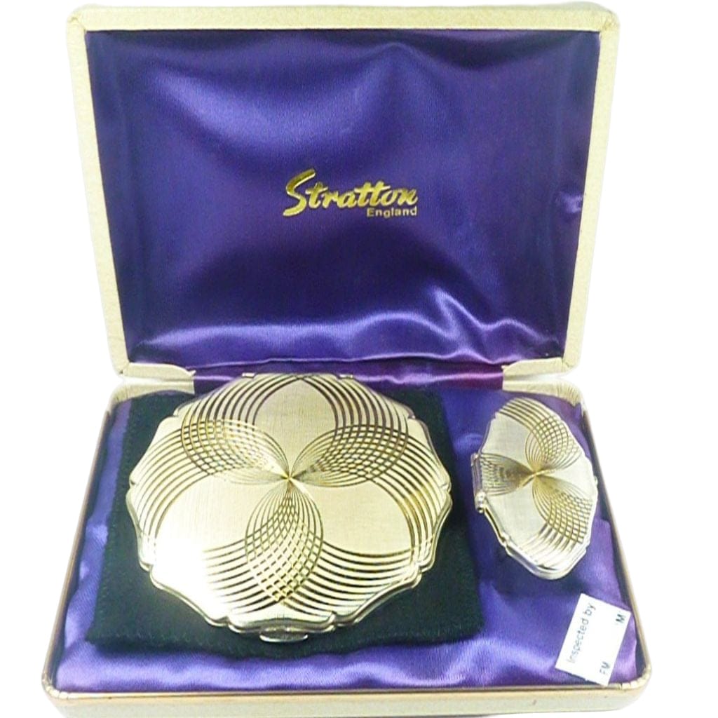 Purple Silver Gold Vanity Set