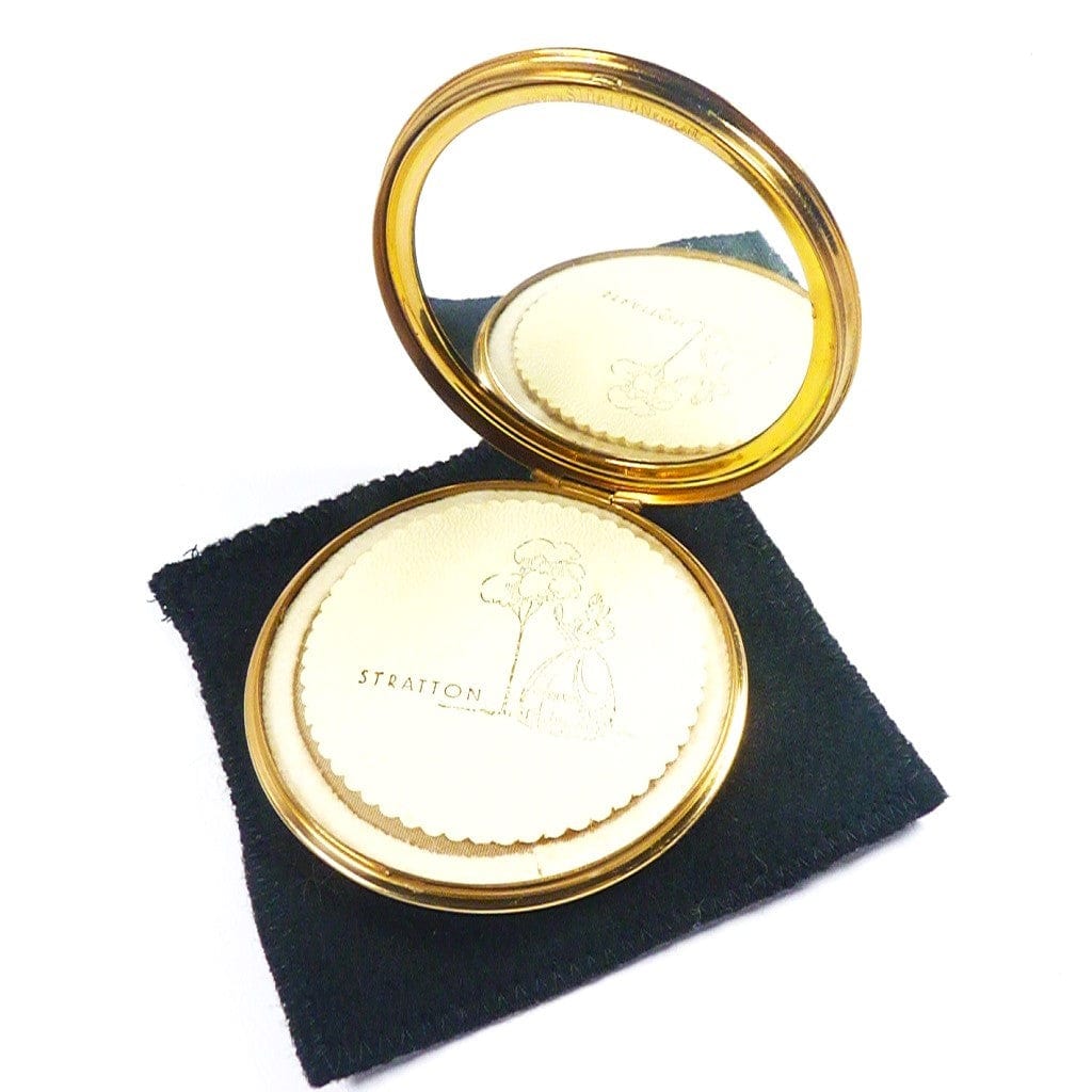 Rare 1940s Vintage Stratton Powder Compact
