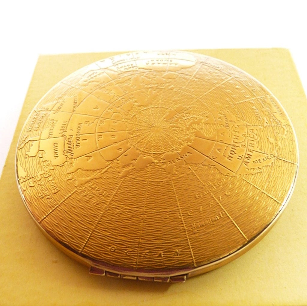 Rare 1950s Handbag Mirror Compact