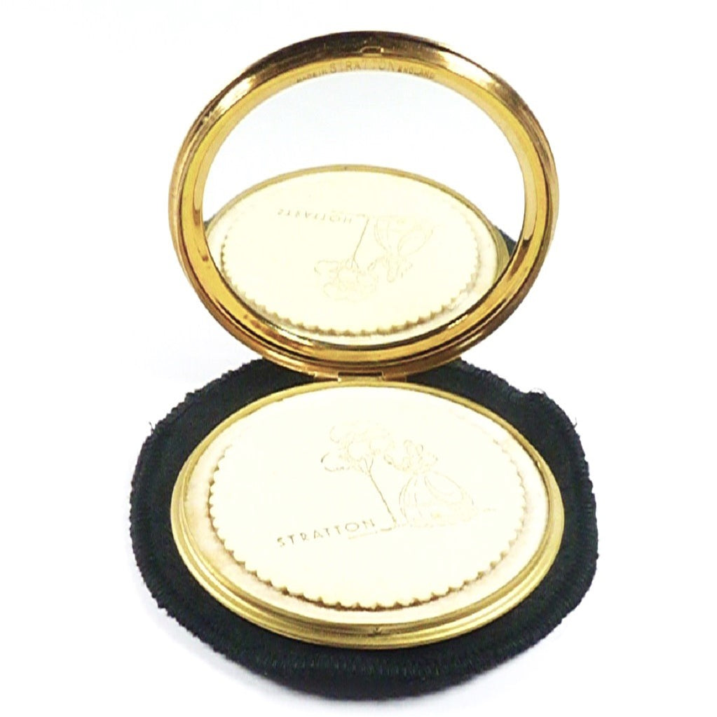 Rare Equestrian Themed Stratton Powder Compact