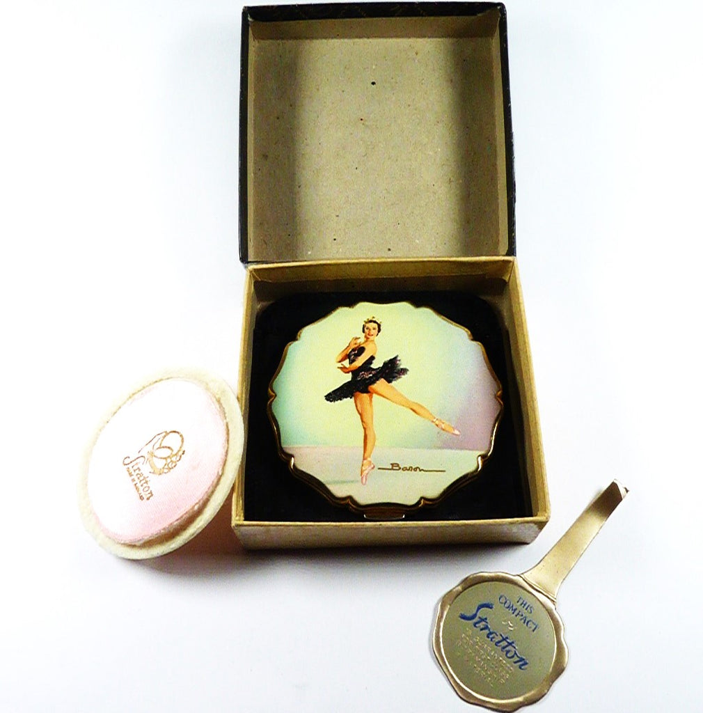 Rare Stratton Ballerina Powder Compact