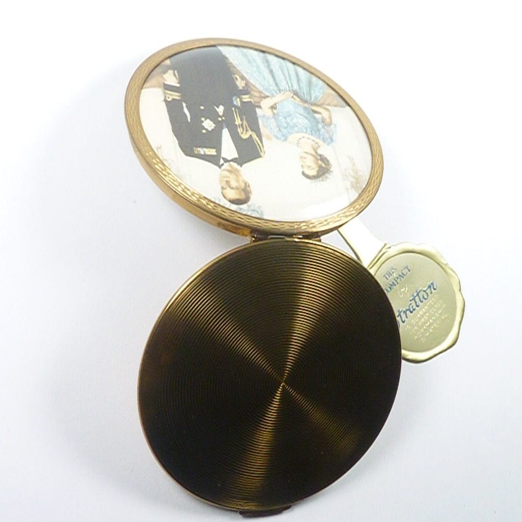 Rare Stratton QWII Powder Compact