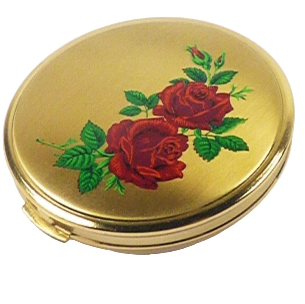 Red Rose Compact Mirror