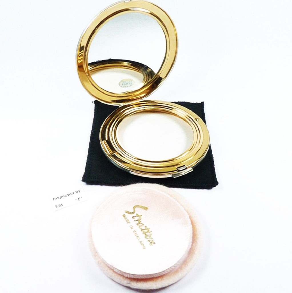 Refillable Pressed Powder Compact Mirror