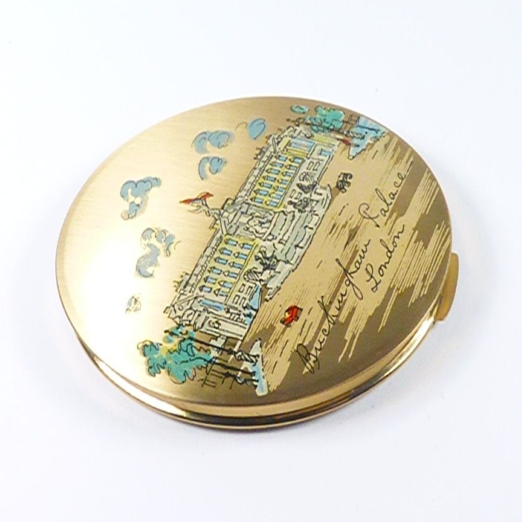 Royal Themed 1950s Souvenir Stratton Powder Compact