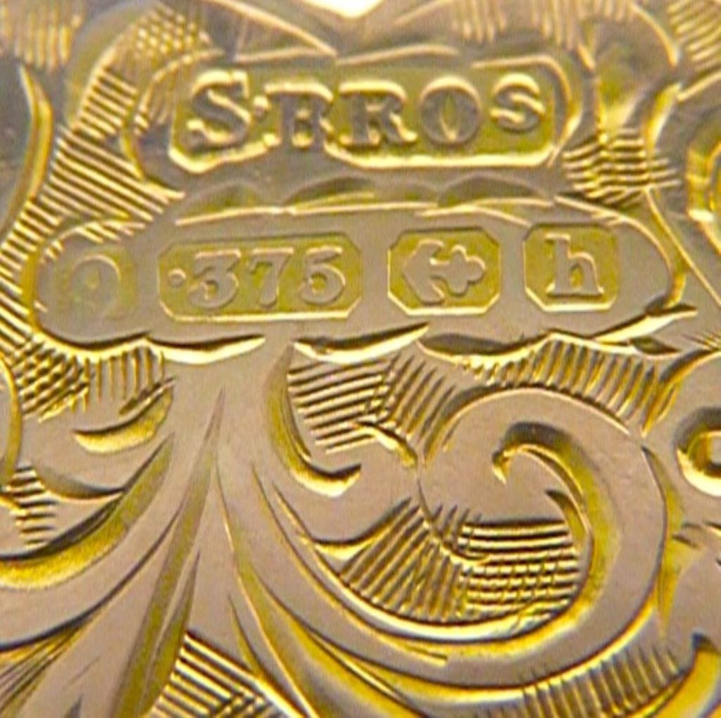 Sheldon Brothers Makers Mark On Solid Gold Chain