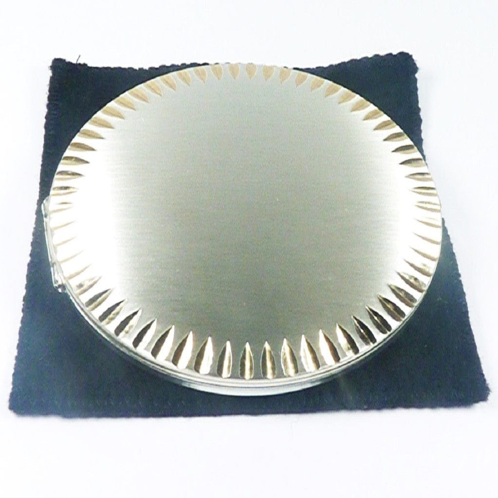 Silver And Gold Compact Mirror
