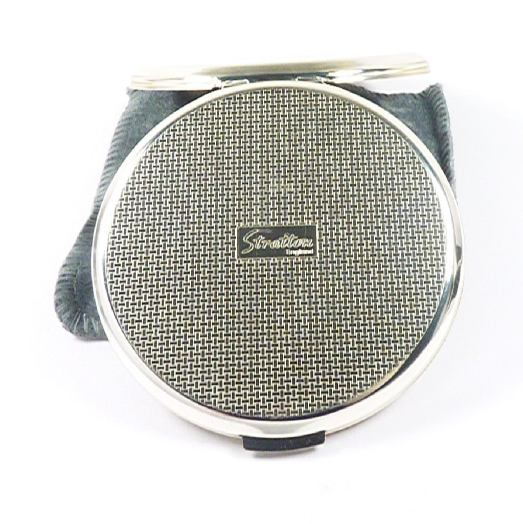 Silver Plated Stratton Powder Compact