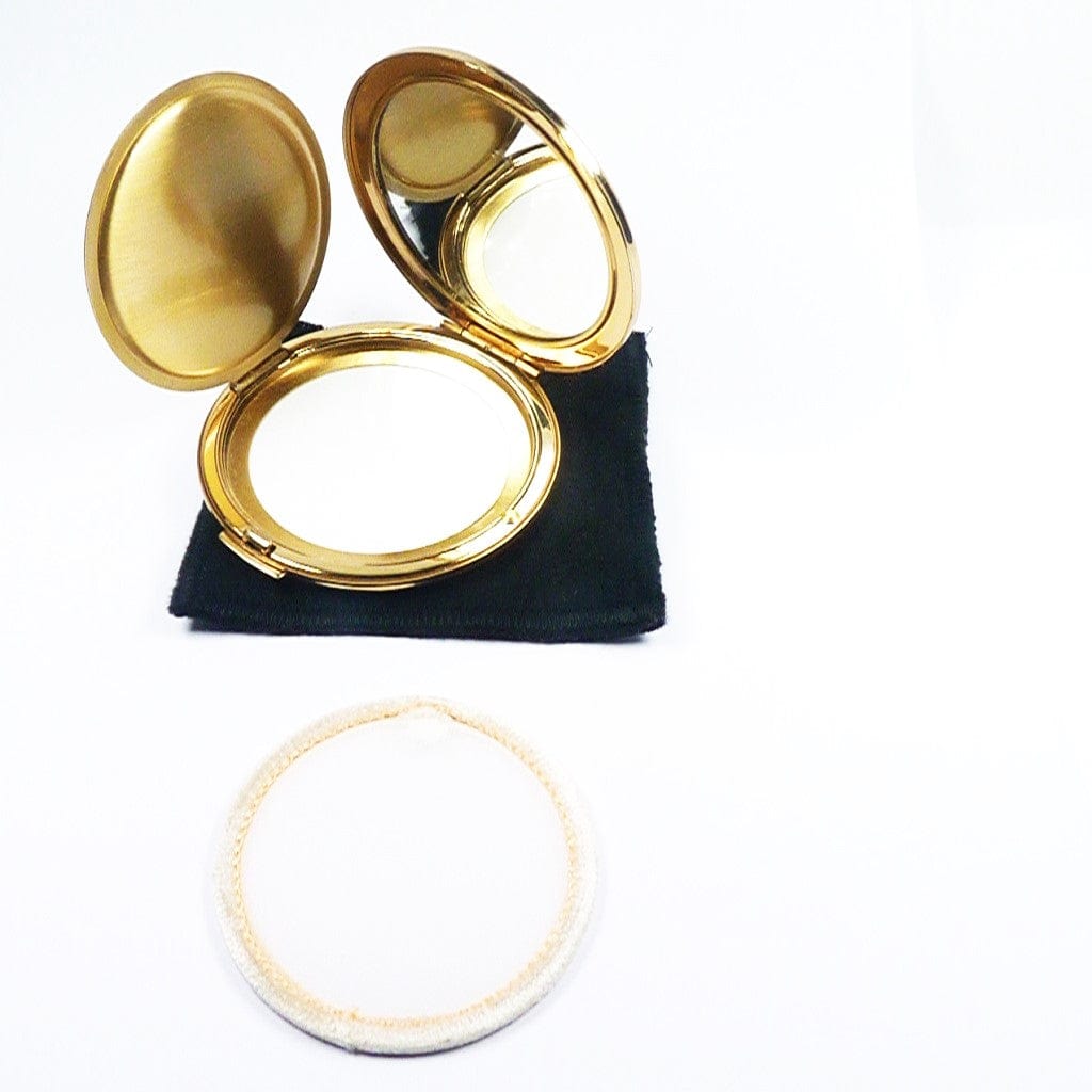 Slender Golden Handbag Mirror
