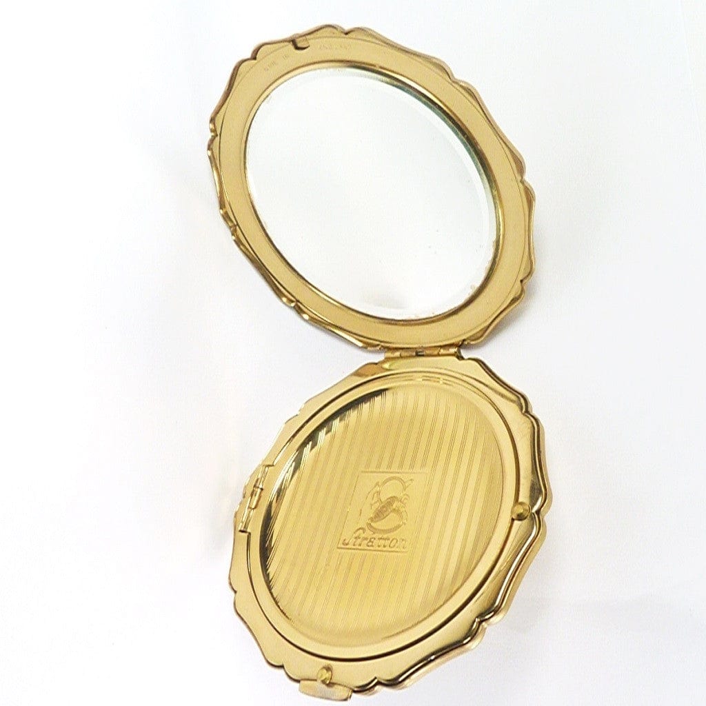 Slender Vintage Purse Mirror Compact