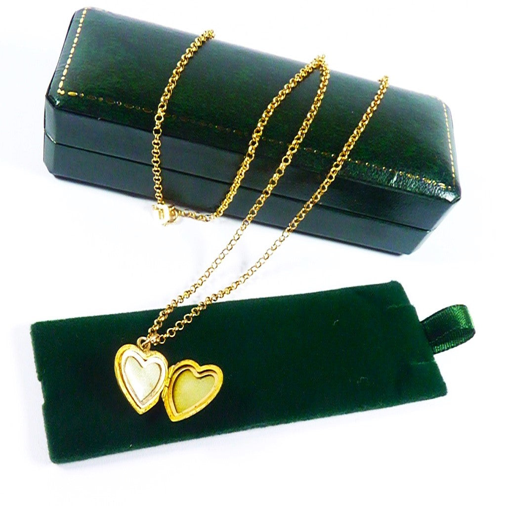 Solid Gold Heart Locket