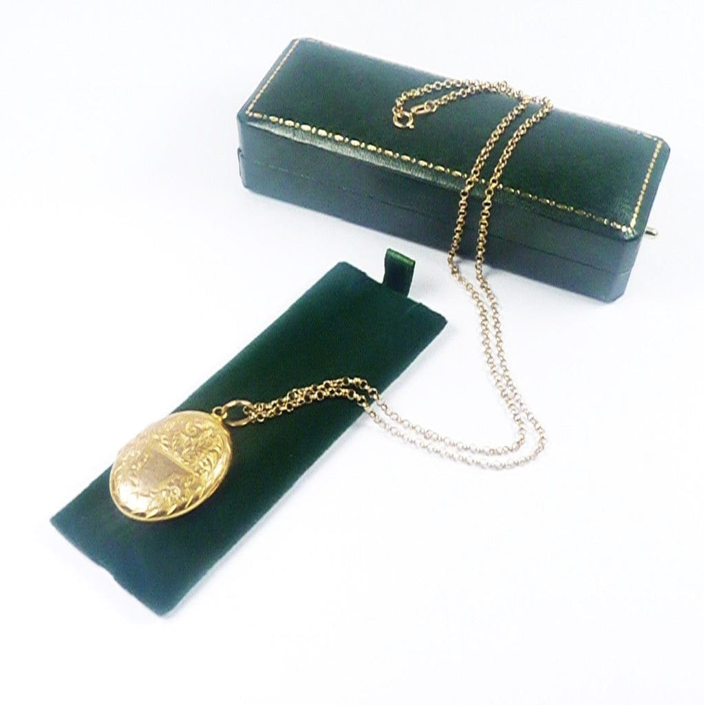 Solid Gold Necklace In Jewellery Case