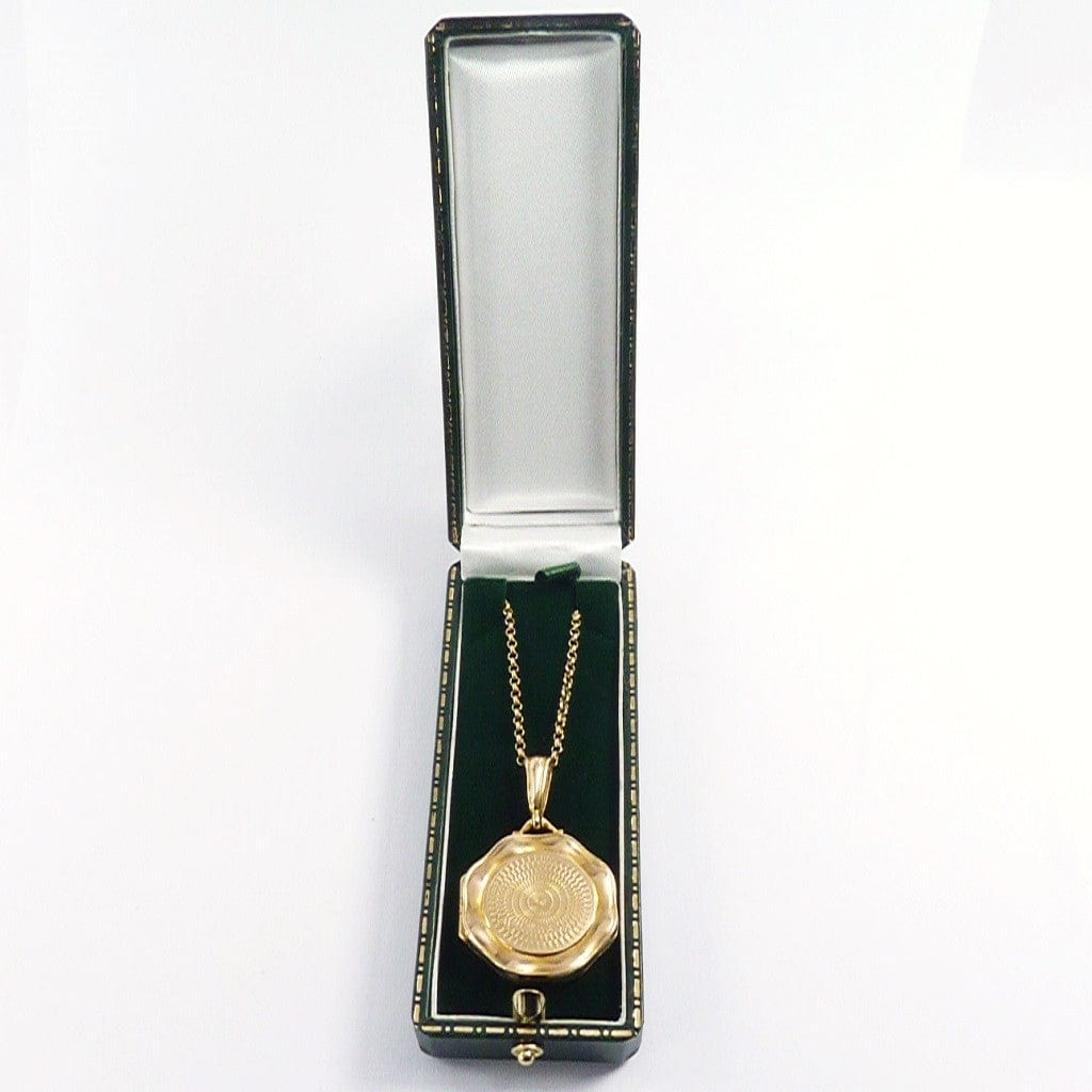 Solid Gold Pendant Necklace