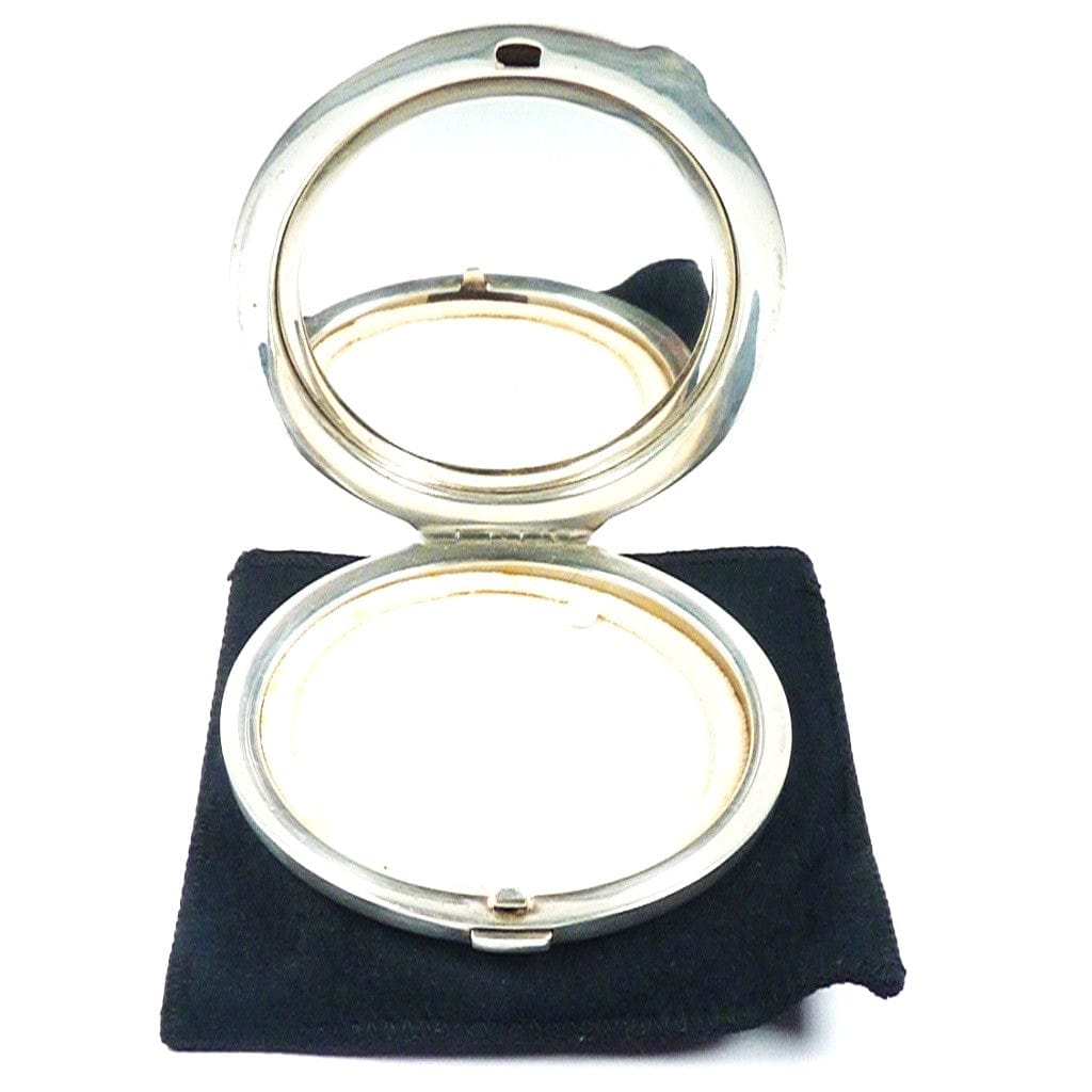 Solid Silver Handbag Mirror
