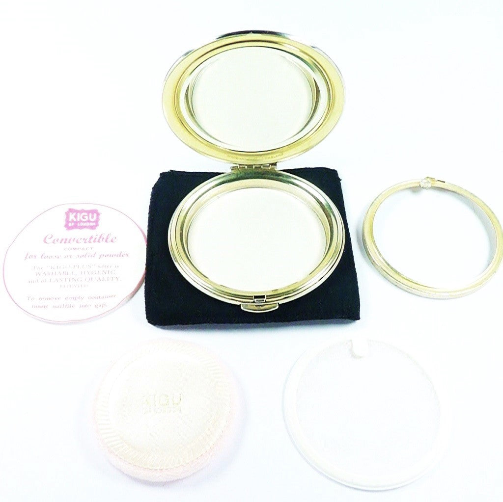 Solid Silver Kigu Mirror Compact