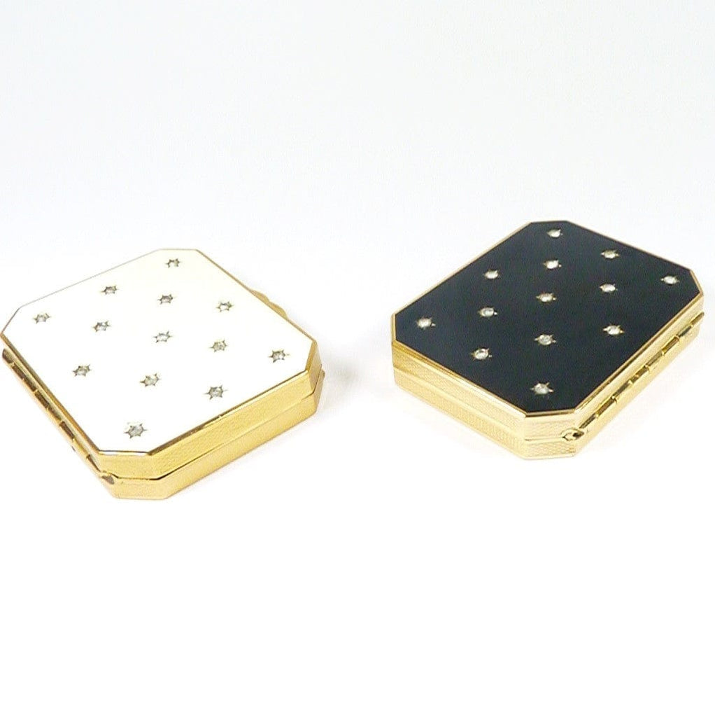 Star Rhinestone Set Compact Mirrors