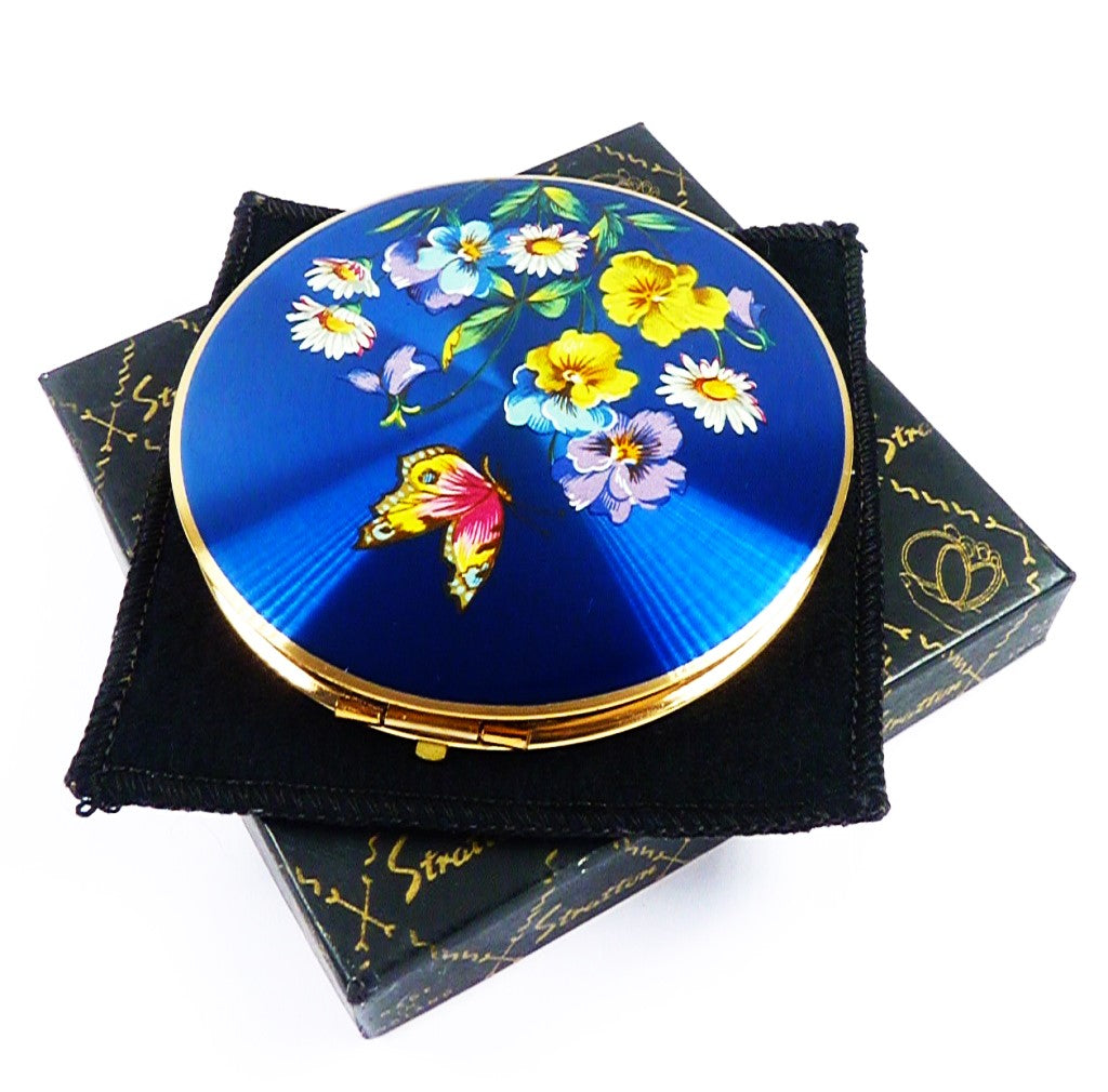 Stratton Daisy And Pansy Compact Mirror