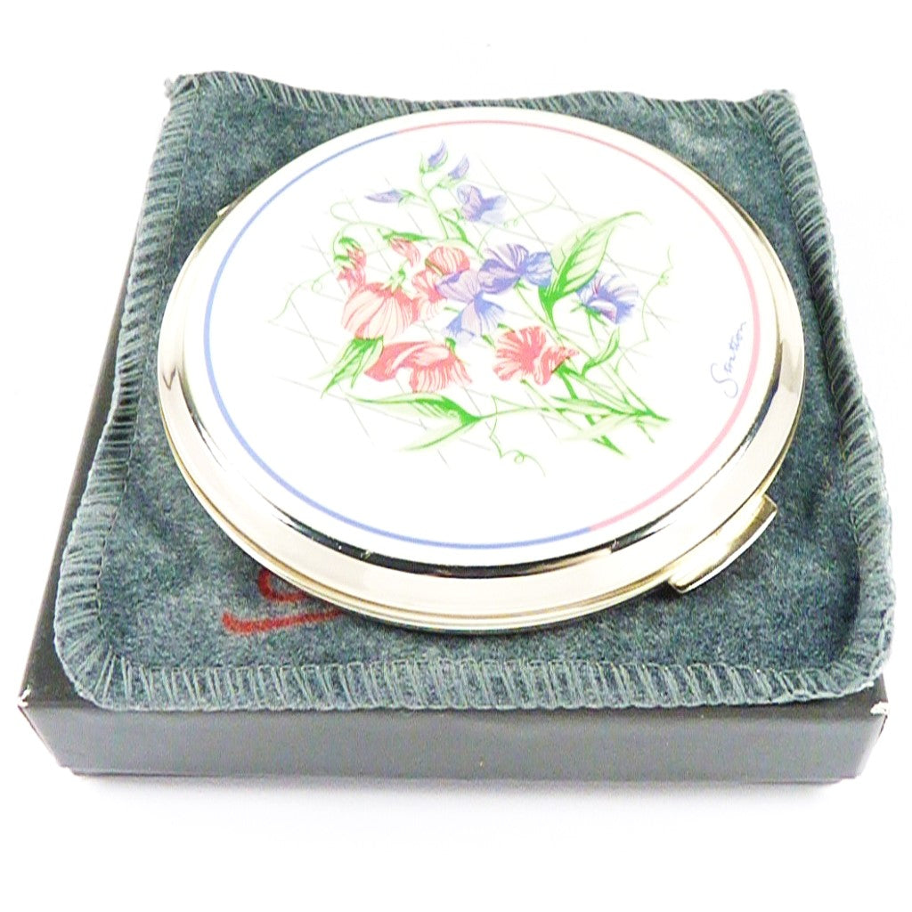 Stratton Floral Makeup Compact